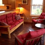 Chemong #2 Cabin Living Room at Fernleigh Lodge