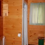 Eddies Cabin Bathroom at Fernleigh Lodge - Lake side Cabin Rentals in Ontario Canada